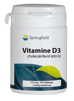 Springfield Vitamine D3 600iu Tabletten kopen