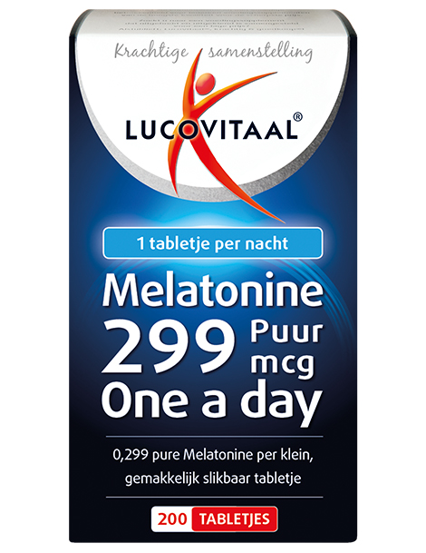 Lucovitaal Melatonine Puur 299mcg Tabletten kopen
