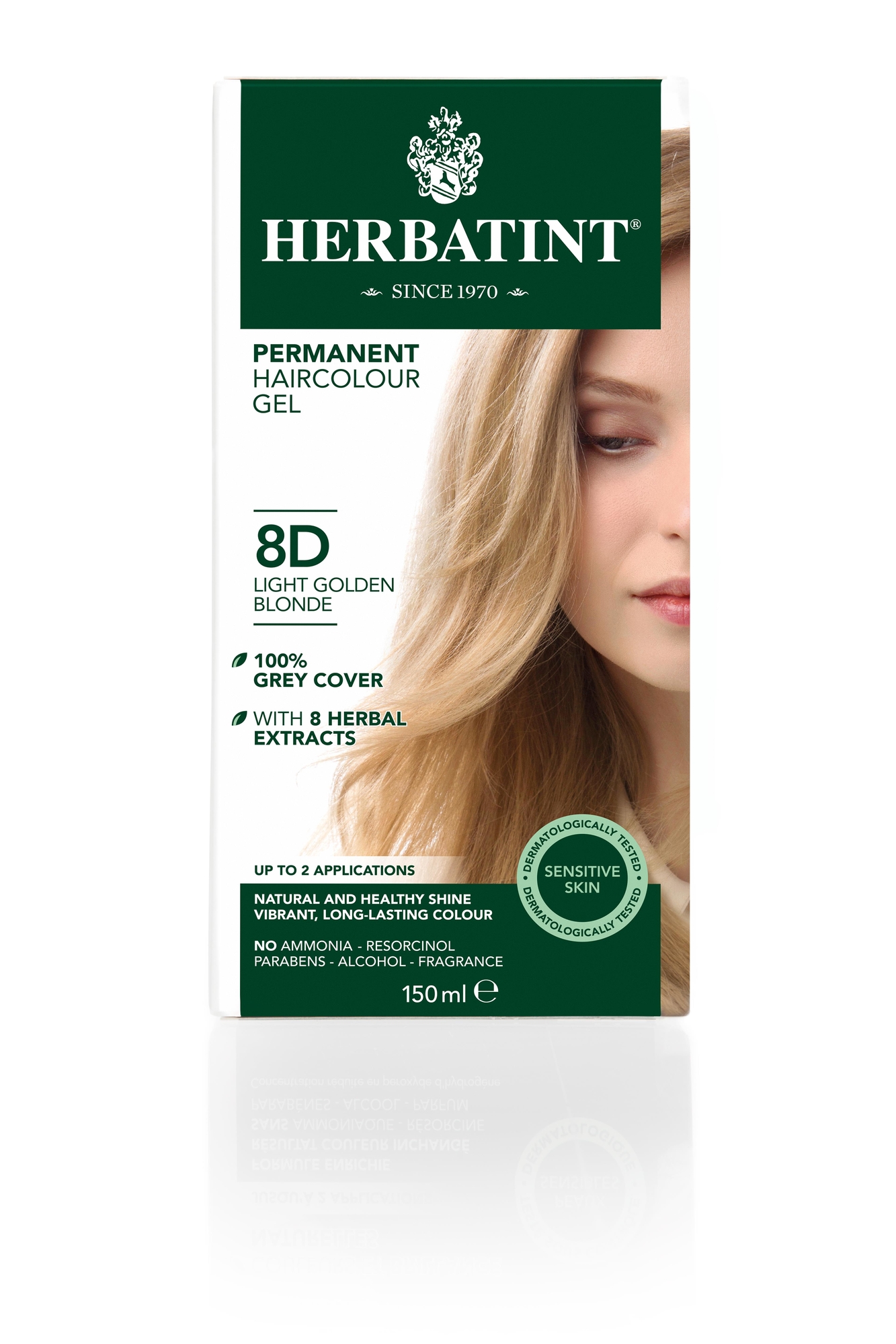 Herbatint Haarverf 8D Lichtgoud Blond kopen