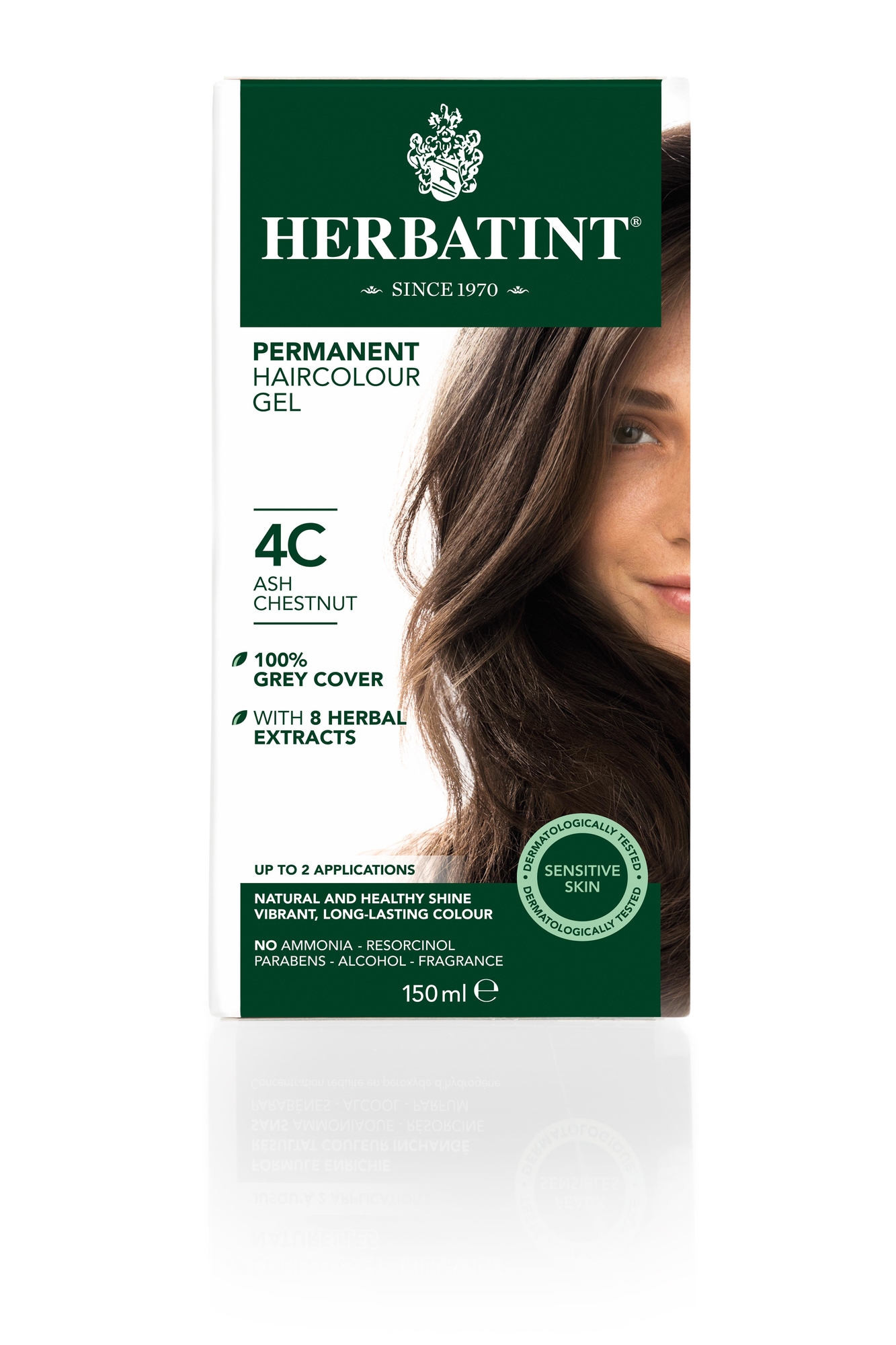 Herbatint Haarverf 4C As Kastanje kopen