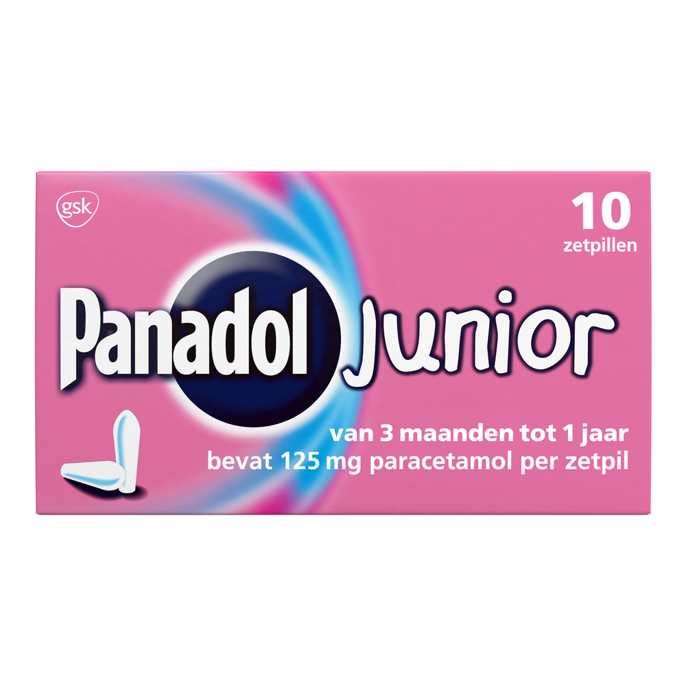 Panadol Junior Zetpillen 125mg 3 Maanden - 1Jaar kopen