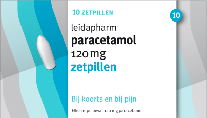 Leidapharm Paracetamol Zetpil 120mg kopen
