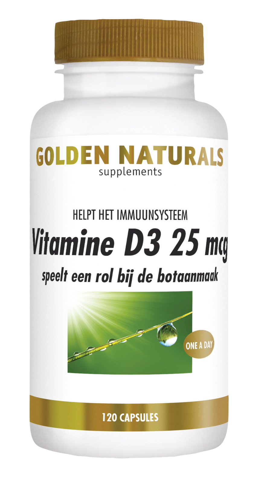 Golden Naturals Vitamine D3 25mcg Capsules kopen