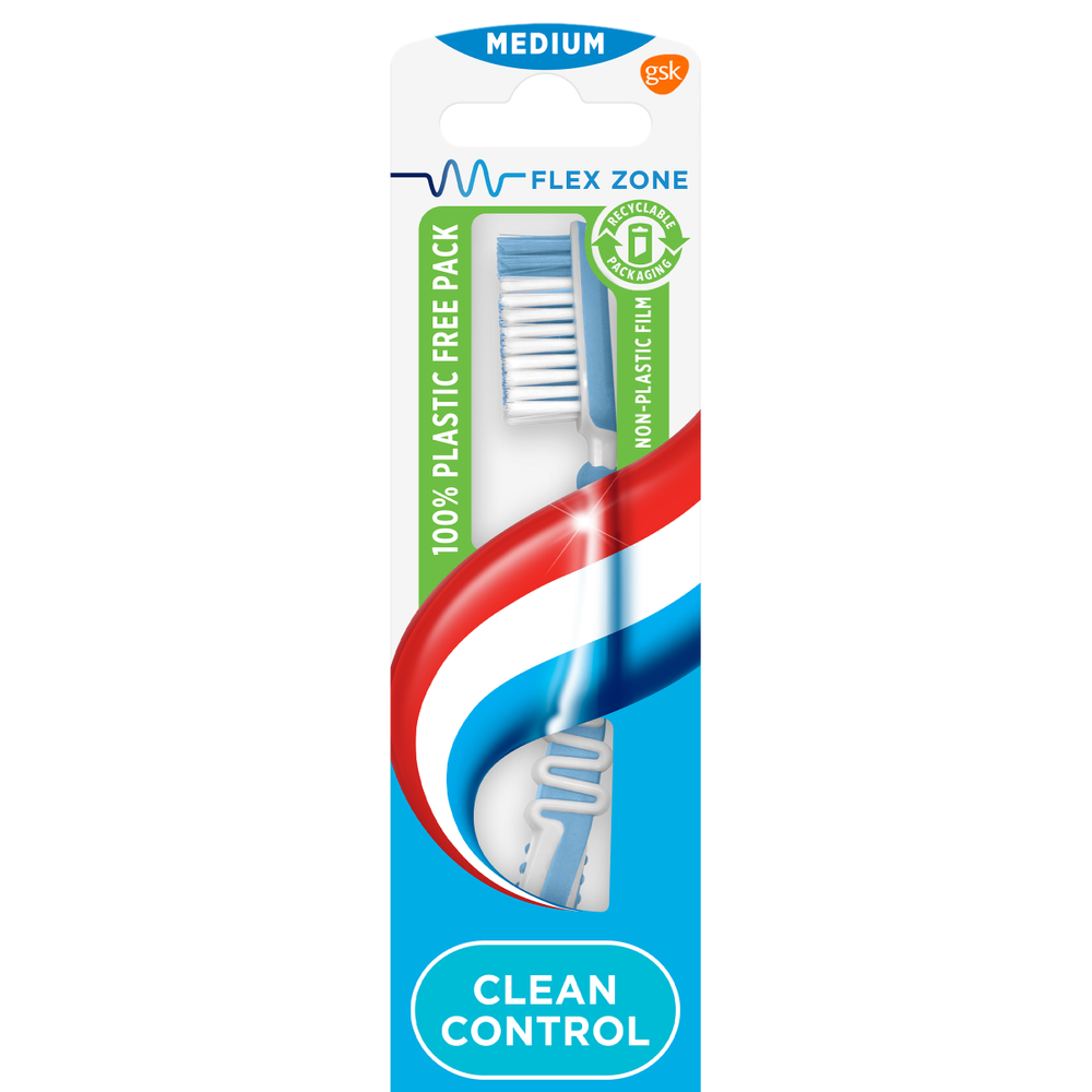 Aquafresh Clean Control Tandenborstel Medium kopen