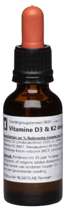 VeraSupplements Vitamine D3 & K2 Druppels kopen