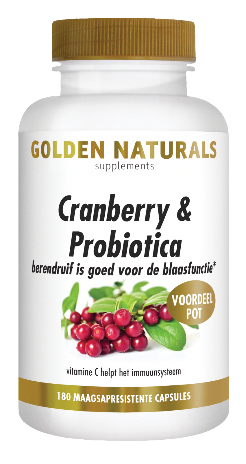 Golden Naturals Cranberry & Probiotica Capsules kopen