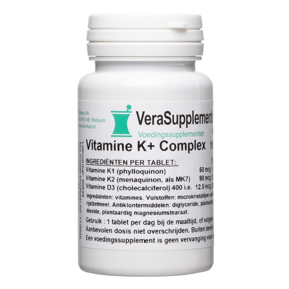 VeraSupplements Vitamine K Complex Tabletten kopen