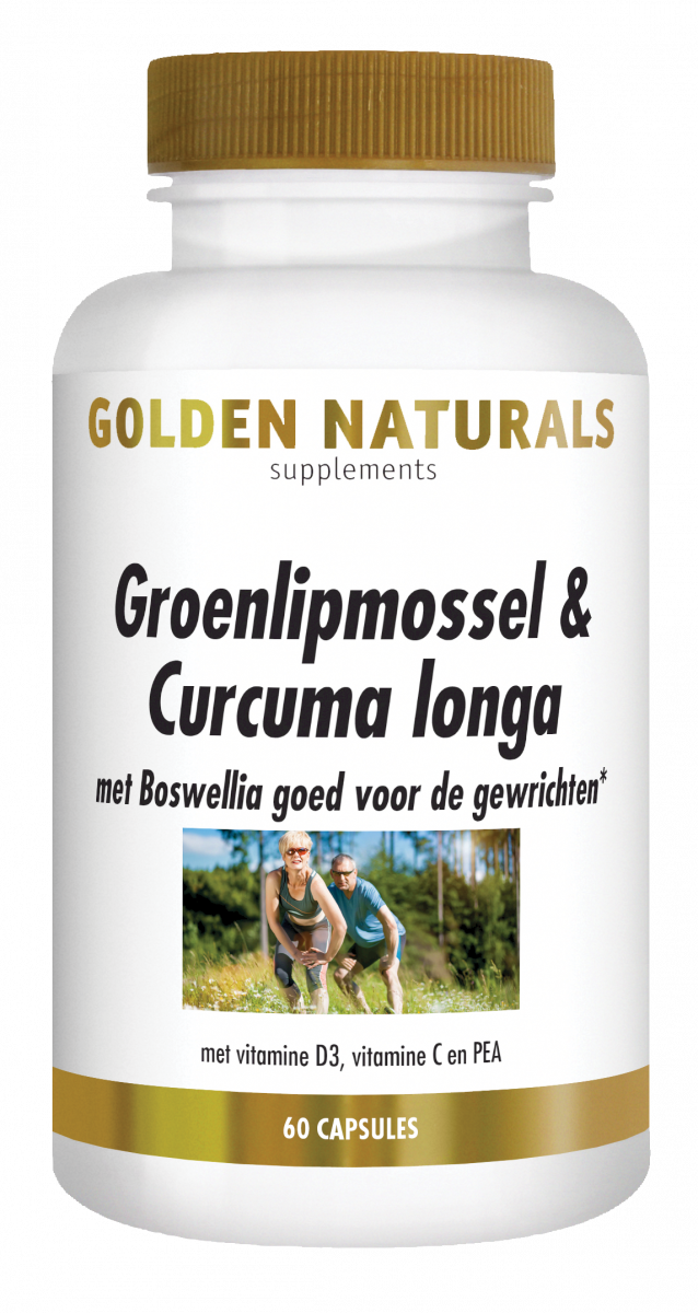 Golden Naturals Groenlipmossel & Curcuma Longa Capsules kopen