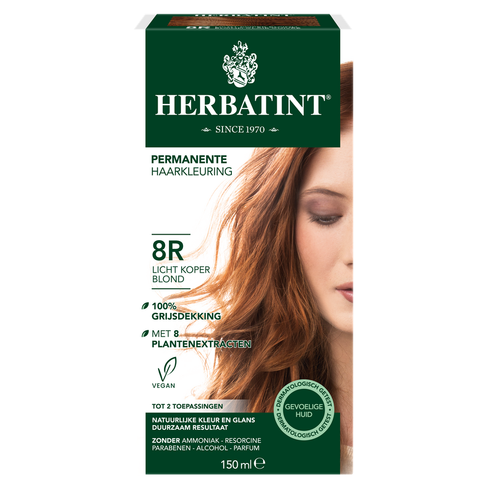 Herbatint Haarverf Gel - 8R Licht Koperblond kopen