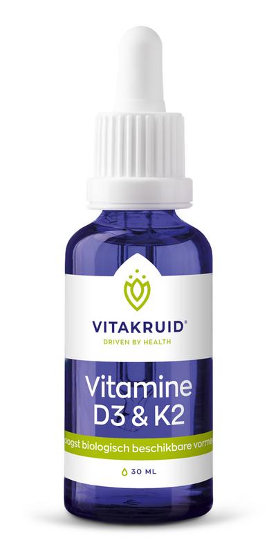 Vitakruid Vitamine D3 & K2 Druppels kopen