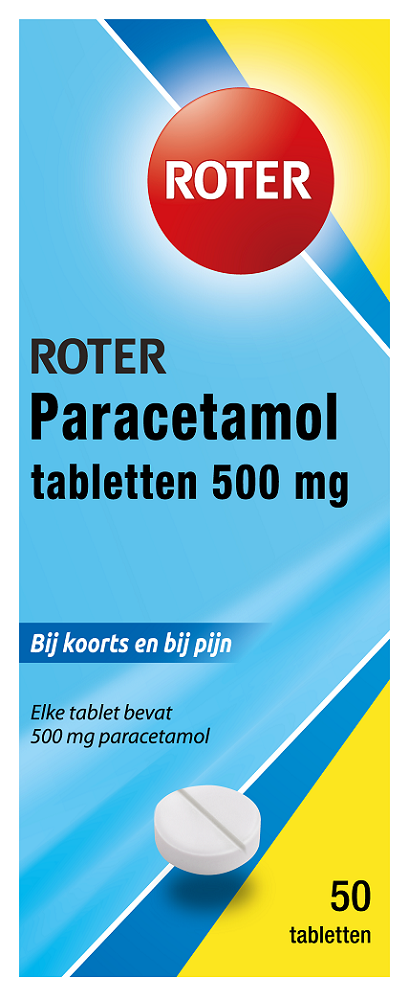 Roter Paracetamol Tabletten 500mg 50st kopen