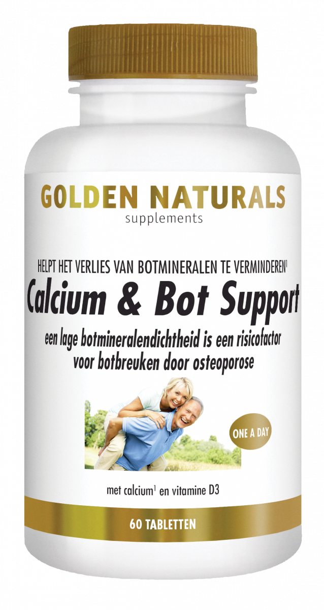 Golden Naturals Calcium & Bot Support Tabletten kopen