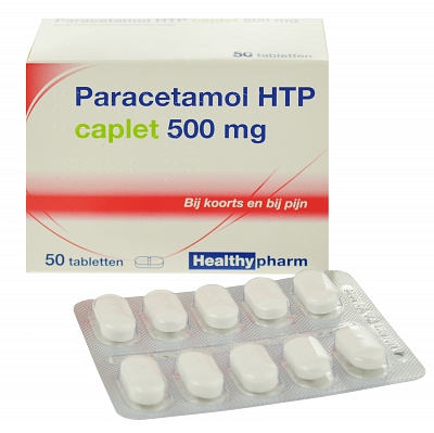 Healthypharm Paracetamol 500mg Caplet 50st kopen