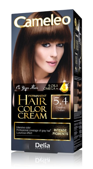 Cameleo Creme Permanente Haarkleuring 5.4 Kastanje kopen