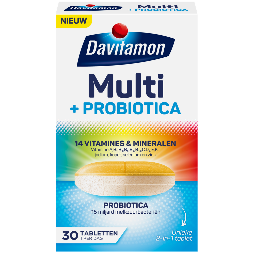 Davitamon Multi + Probiotica Tabletten kopen