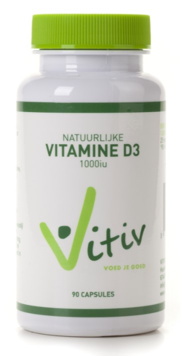 Vitiv Natuurlijke Vitamine D3 1000iu Capsules kopen
