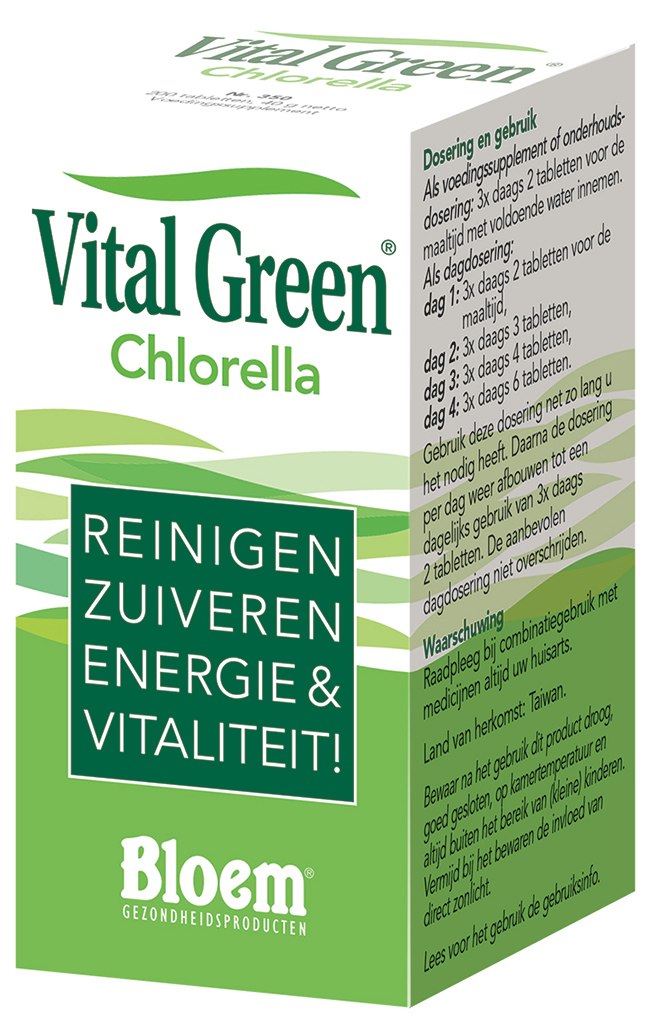 Vital Green Chlorella Tabletten 200st kopen