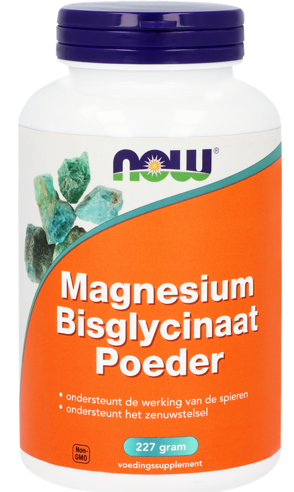 NOW Magnesium Bisglycinaat Poeder kopen