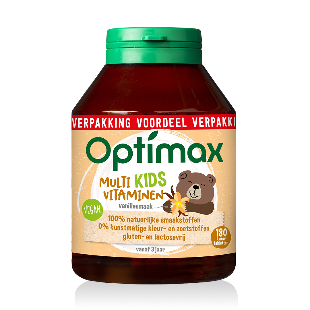 Optimax Multivitamine Kids Vanille Kauwtabletten kopen