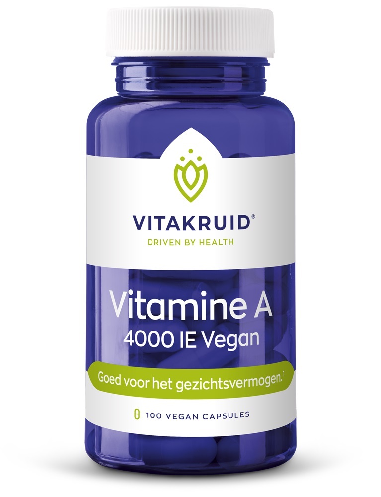 Vitakruid Vitamine A 4000IE Vegan Capsules kopen