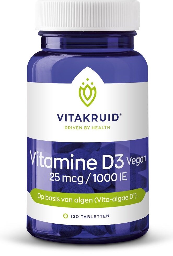 Vitakruid Vitamine D3 Vegan 25 Mcg Tabletten kopen