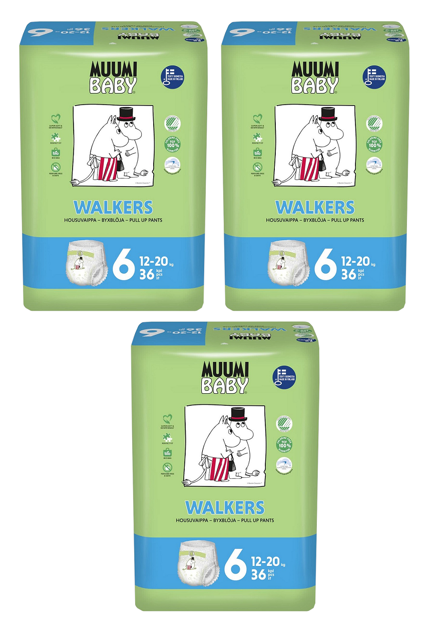 Muumi Baby Ecologische Luierbroekjes 6 Junior Voordeelverpakking kopen