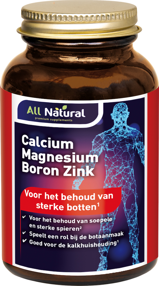 All Natural Calcium Magnesium Boron Zink Tabletten kopen