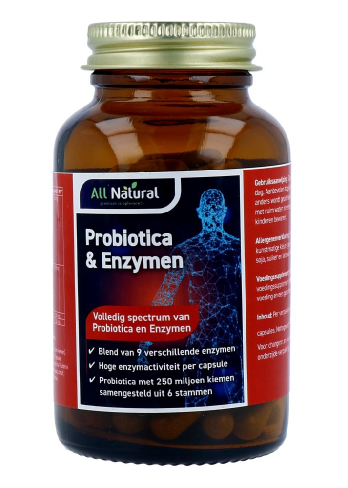 All Natural Probiotica Enzymen Capsules kopen