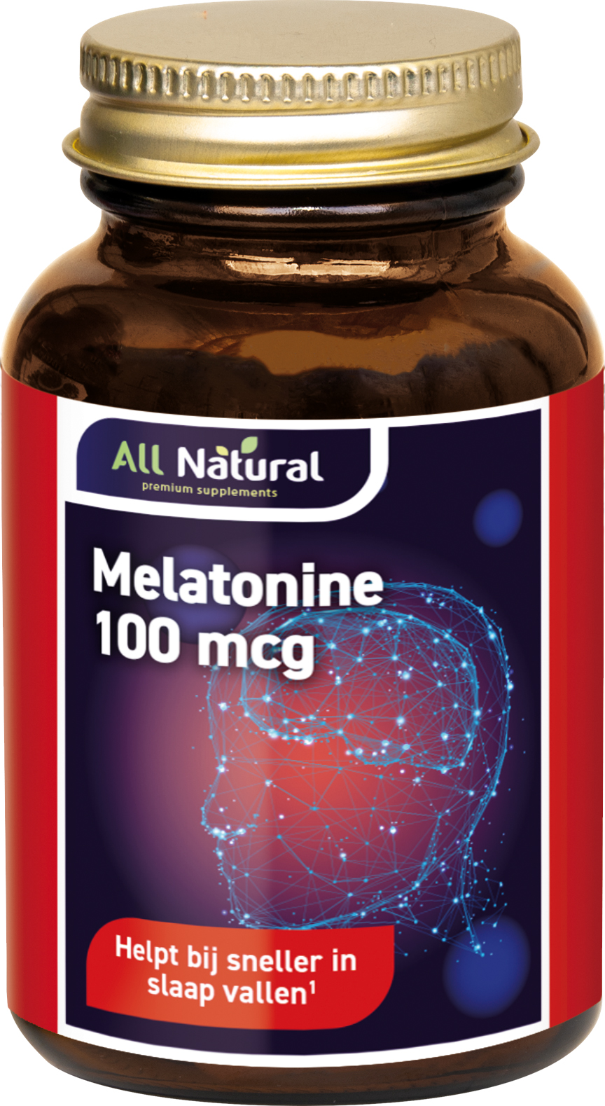 All Natural Melatonine 100 mcg Tabletten kopen