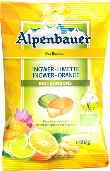 Alpenbauer Gember-Sinaasappel-limoen Bonbons kopen