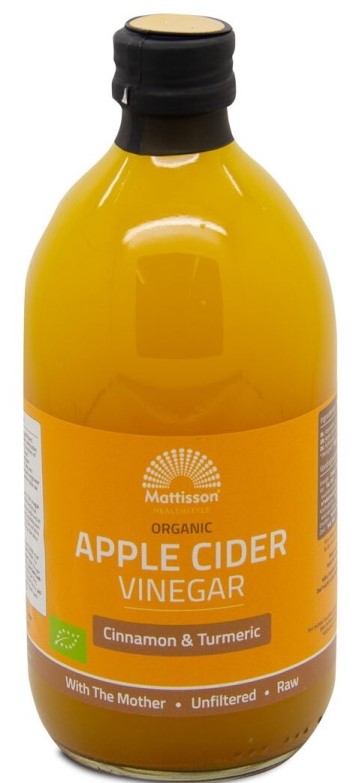 Mattisson HealthStyle Biologische Appel Cider Vinegar Cinnamon & Turmeric kopen