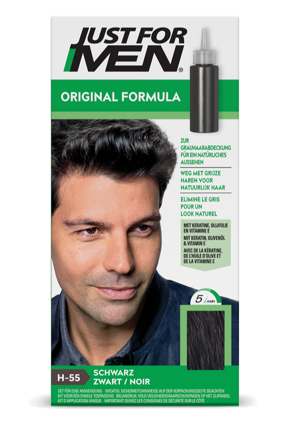 Just For Men Original Formula Haarkleuring - H55 Zwart kopen