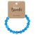 Steengoed Kralenarmband Howliet Blauw