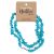 Steengoed Splitketting Turquoise – 50cm